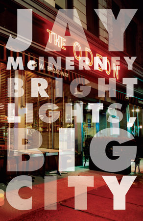 The cover of the book Bright Lights, Big City