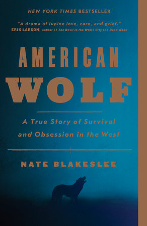 The cover of the book American Wolf