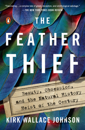 The cover of the book The Feather Thief