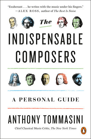The cover of the book The Indispensable Composers