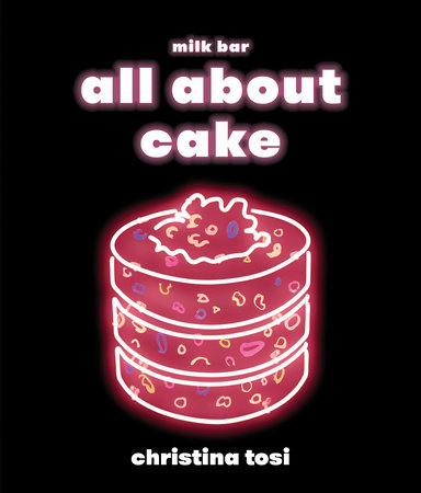 The cover of the book All About Cake