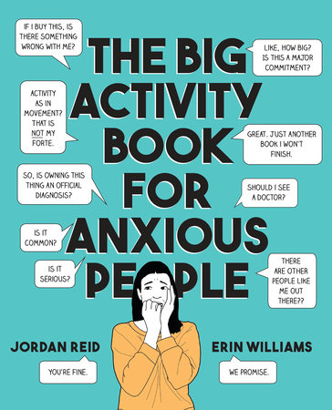 The cover of the book The Big Activity Book for Anxious People